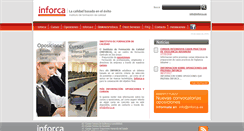 Desktop Screenshot of inforca.es
